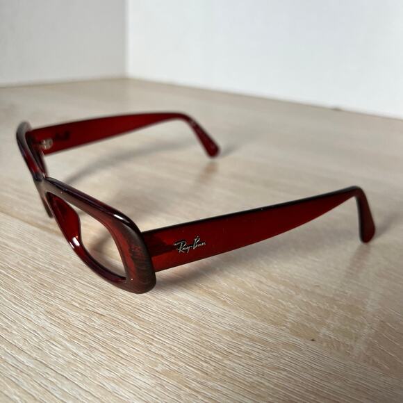 Ray-Ban RB4122 735/8G Sunglasses Red FRAMES ONLY Vintage - Picture 3 of 9